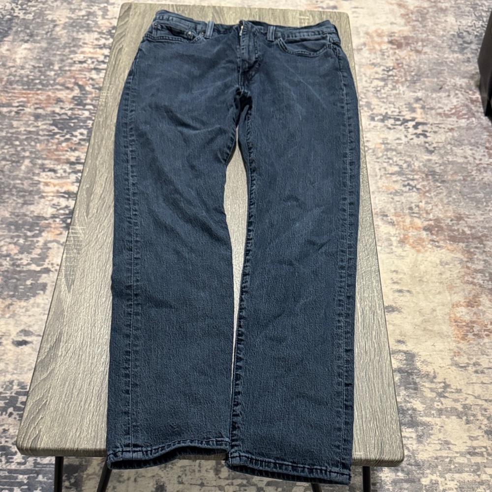 Levi's Dark Blue Straight Jeans for Men